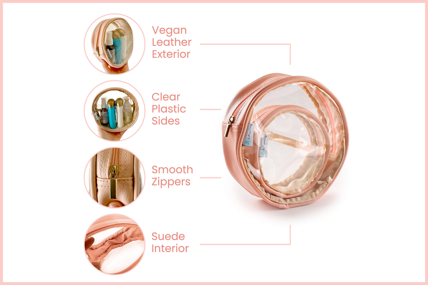 Circle Pouch Set