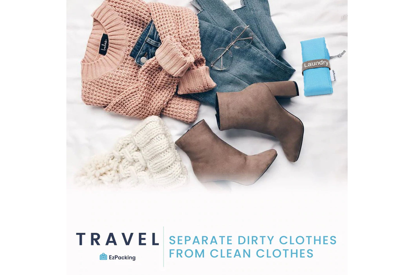 Travel Laundry Bag for Dirty Clothes - EzPacking