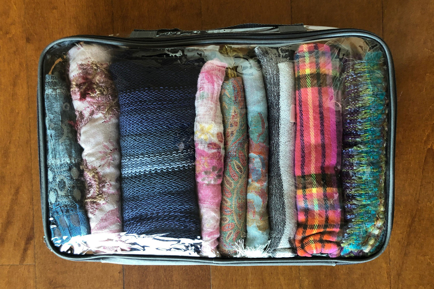 Large Packing Cube for Travel - Clear Suitcase Organizer Pouch