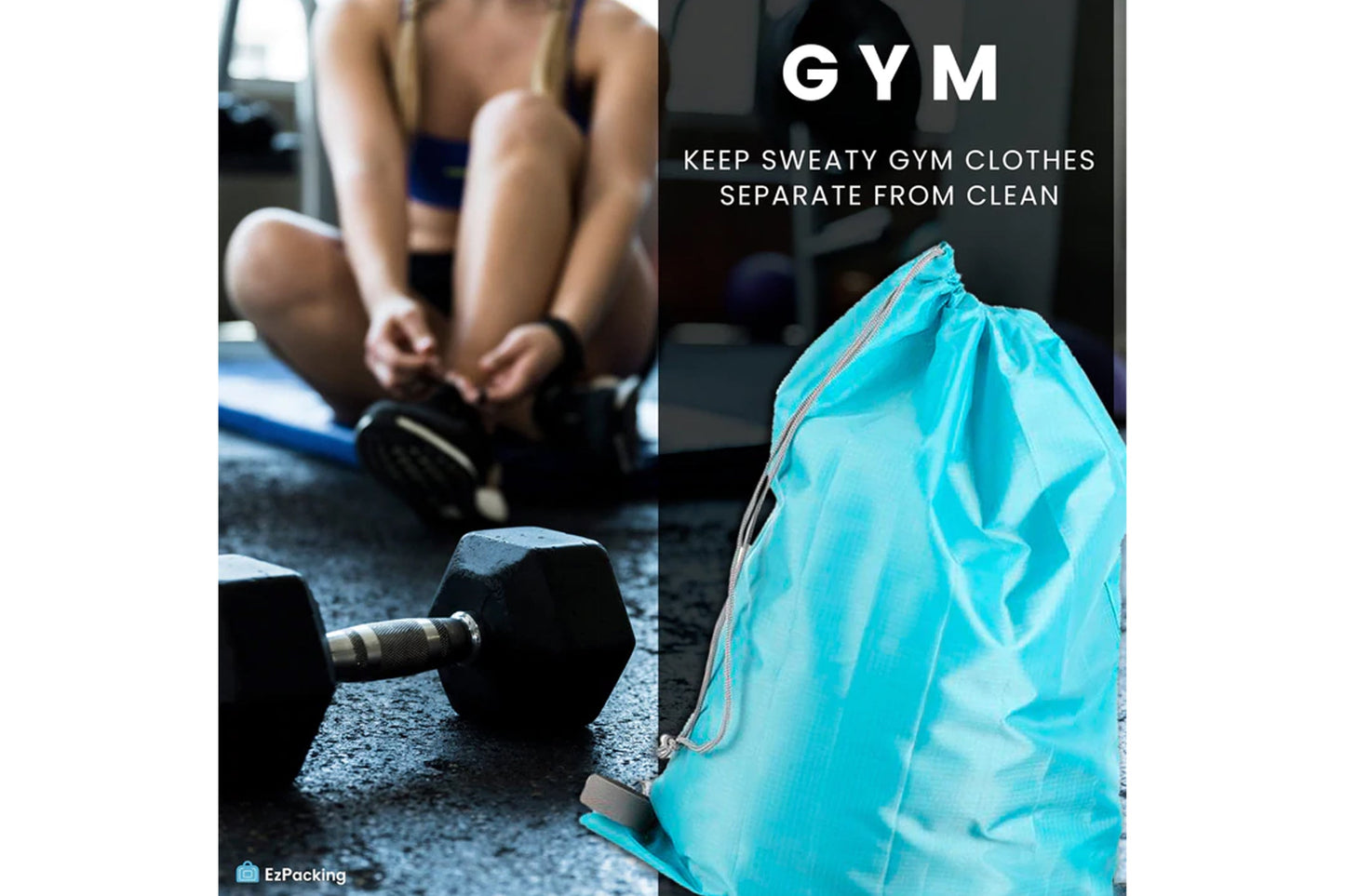 Travel Laundry Bag for Dirty Clothes - EzPacking
