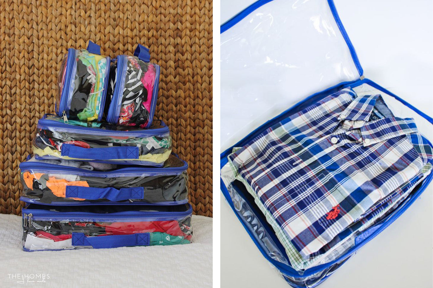 Clear Packing Cubes and Travel Accessories (14PC Set) - VARIANT