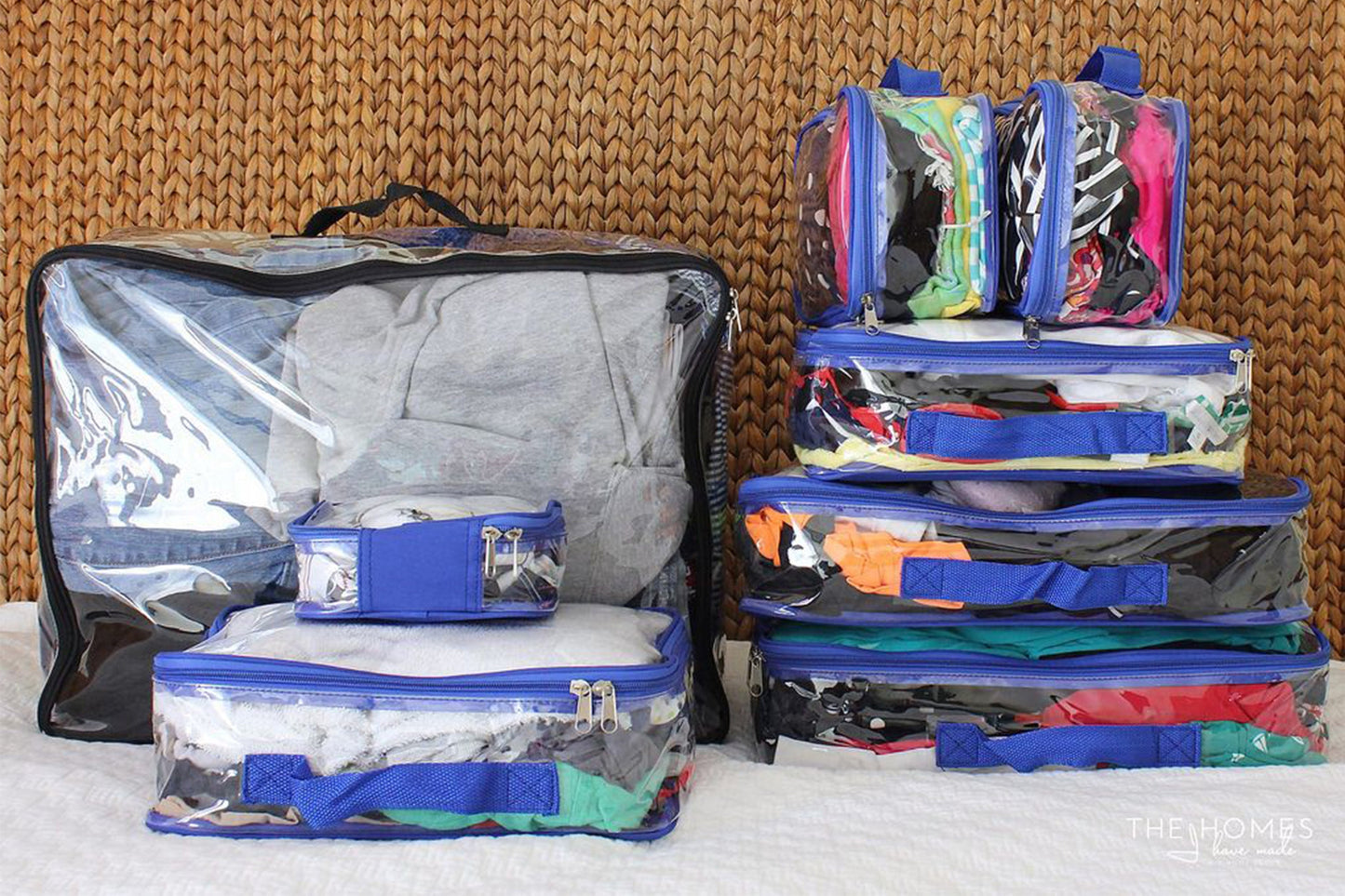 Clear Packing Cubes and Travel Accessories (14PC Set) - VARIANT