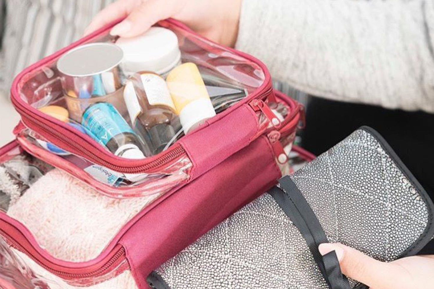 Clear Packing Cubes and Travel Accessories (14PC Set) - VARIANT