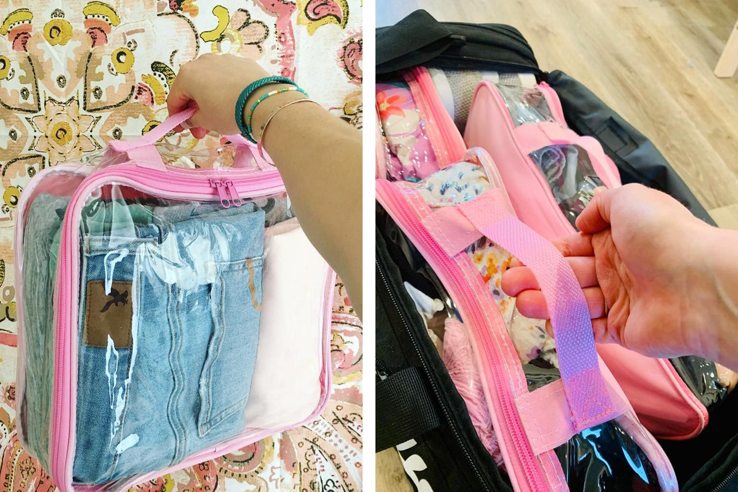 Clear Packing Cubes and Travel Accessories (14PC Set) - VARIANT