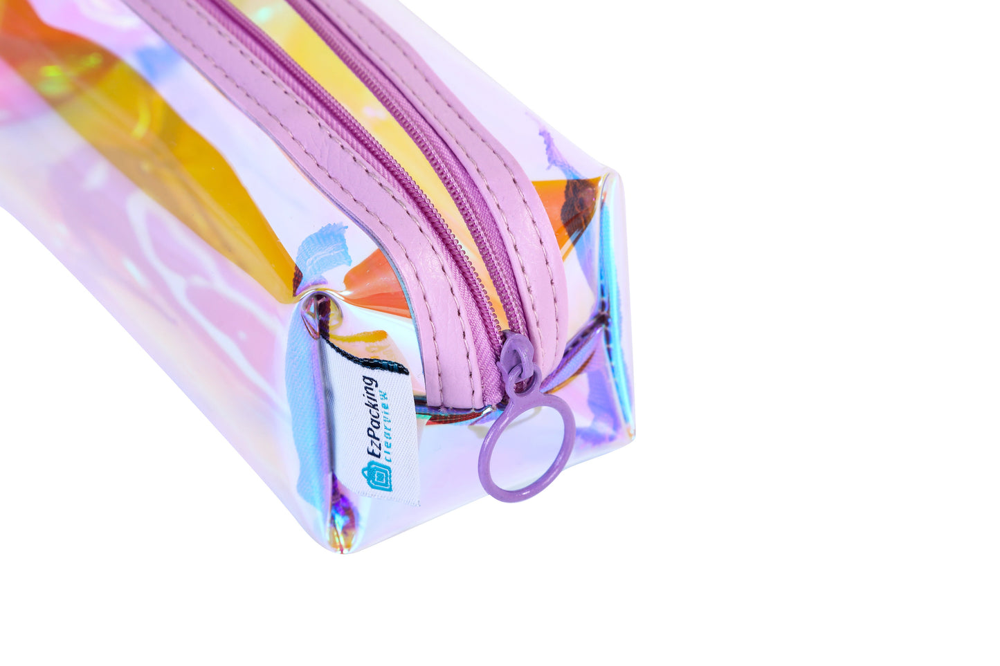 Holographic Clear Makeup Pouch and Pencil Case