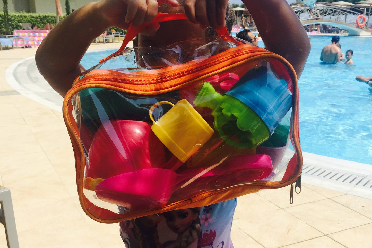 Large Packing Cube for Travel - Clear Suitcase Organizer Pouch