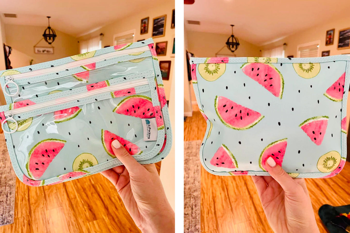 Clear Zipper Pouches (Set of 2)