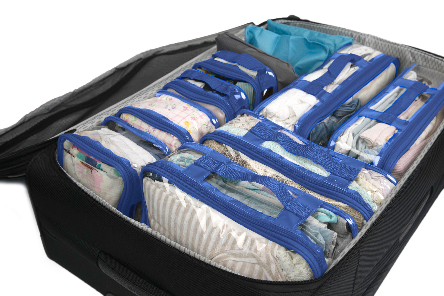 Clear Packing Cubes and Travel Accessories (14PC Set) - VARIANT