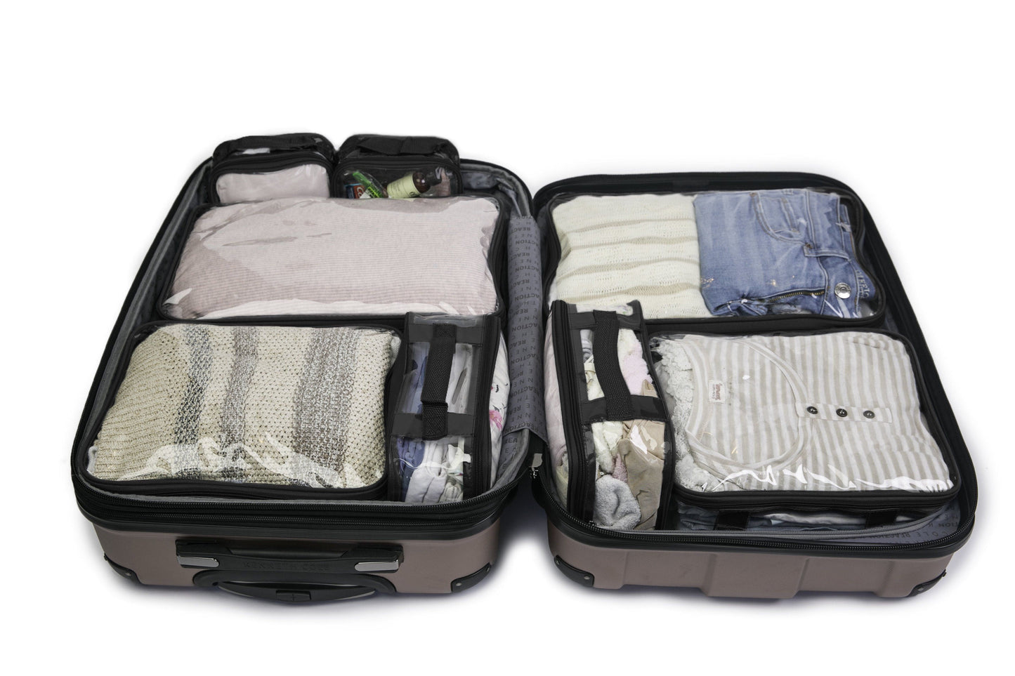 Clear Packing Cubes and Travel Accessories (14PC Set) - VARIANT