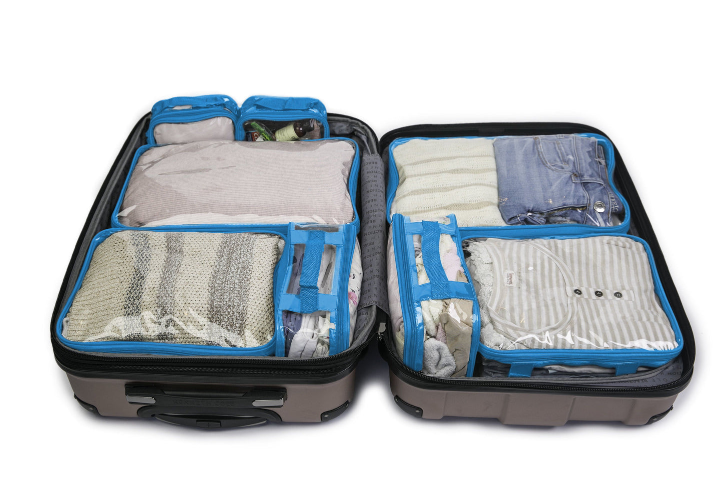 Clear Packing Cubes and Travel Accessories (14PC Set) - VARIANT
