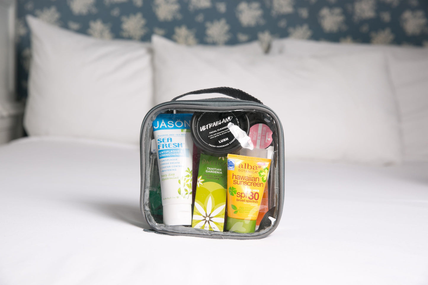 TSA Approved Clear Toiletry Bag - Quart Size 3-1-1 Liquids Toiletries