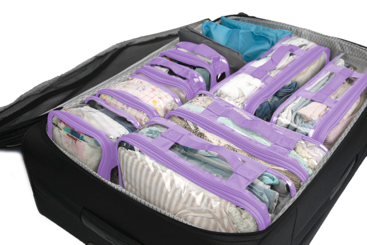 Clear Packing Cubes and Travel Accessories (14PC Set) - VARIANT