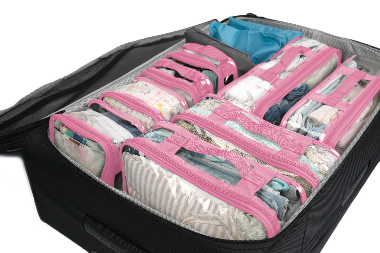 Clear Packing Cubes and Travel Accessories (14PC Set) - VARIANT