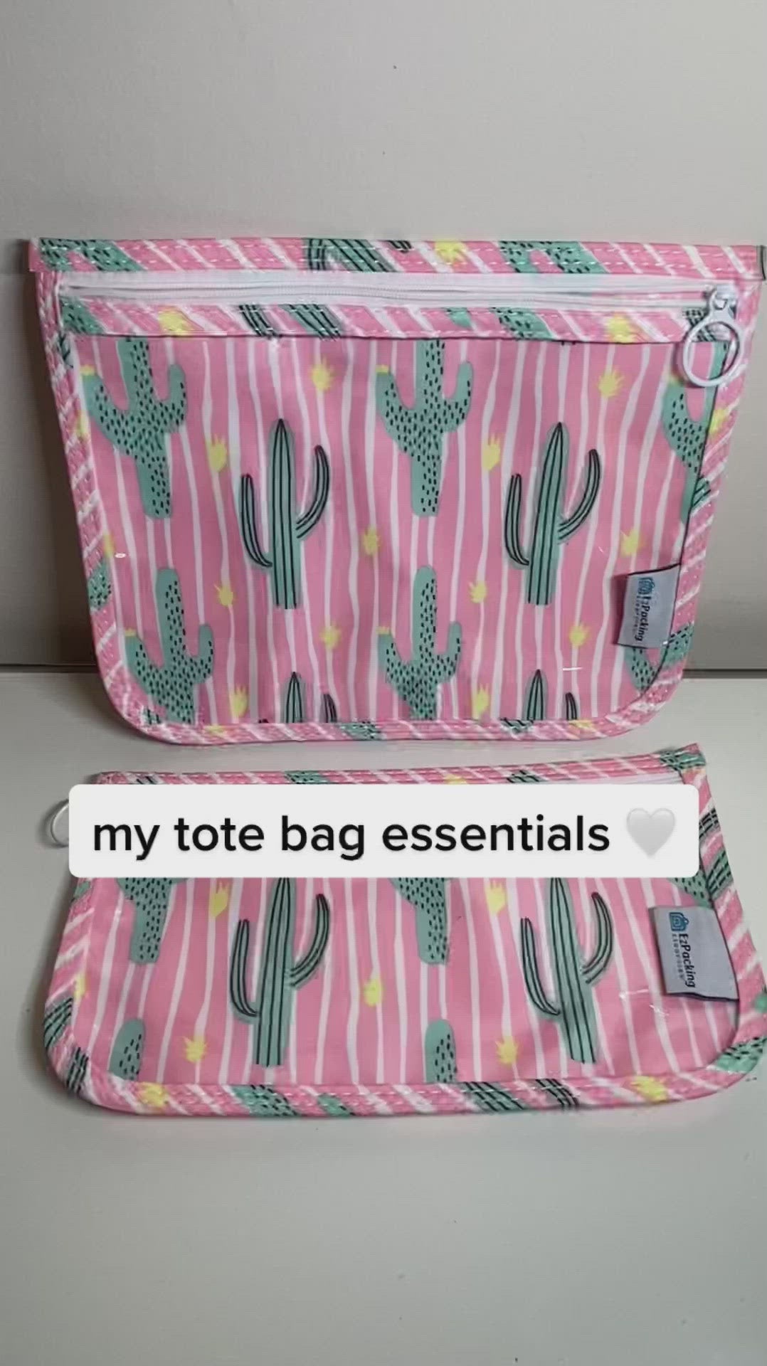 Clear Zipper Pouches (Set of 2)