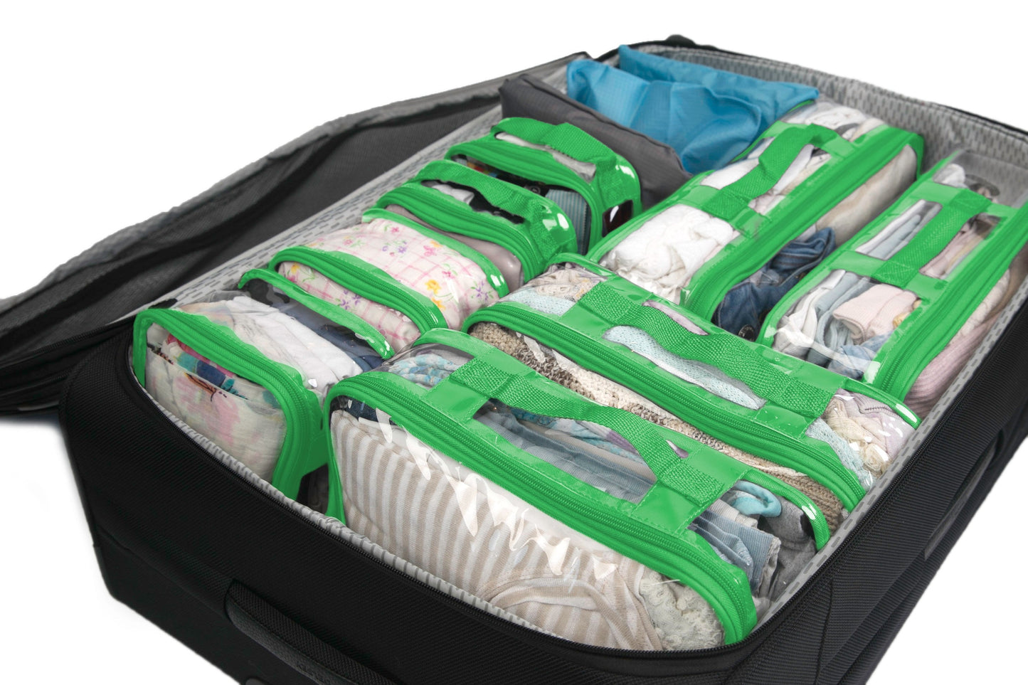 Clear Packing Cubes and Travel Accessories (14PC Set) - VARIANT