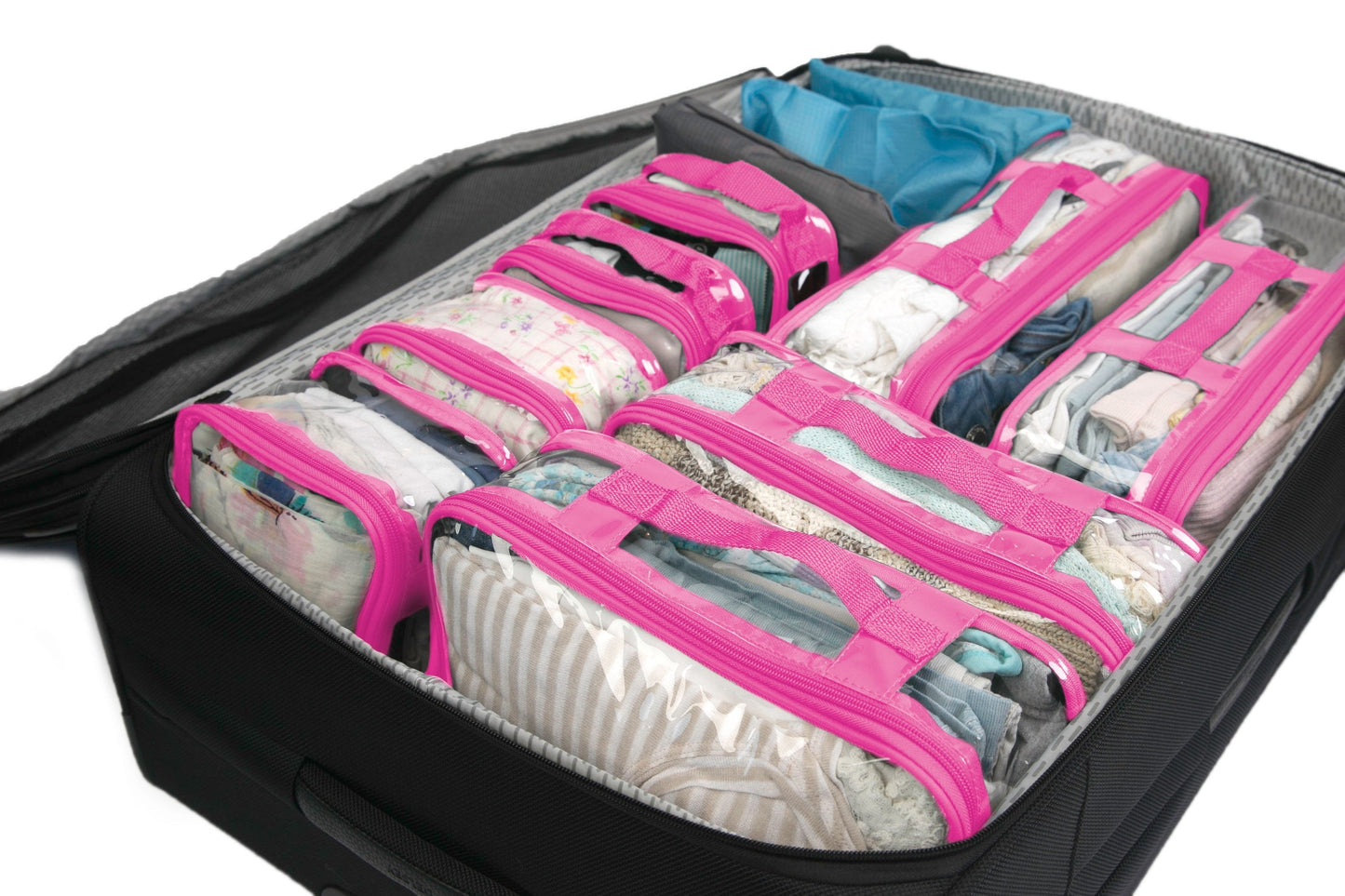 Clear Packing Cubes and Travel Accessories (14PC Set) - VARIANT