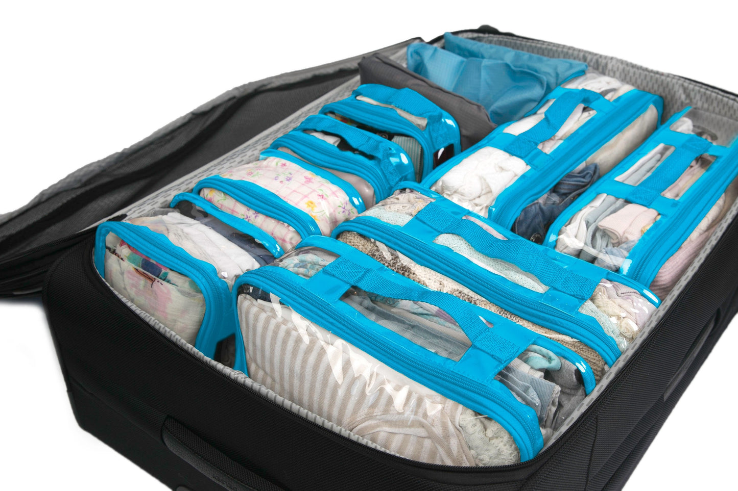 Clear Packing Cubes and Travel Accessories (14PC Set) - VARIANT