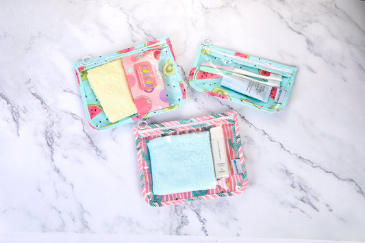 Clear Zipper Pouches (Set of 2)